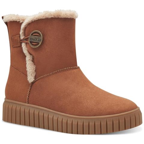 Cognac Casual Closed Booties Stivaletti Tessile Scarpe Donna Marrone Eu 40, 5-26418-41 3a5 - Foto 1