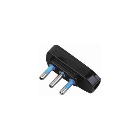 Spina Salvaspazio S11 16a Volante Angolata 90° Nero 2p + T - Foto 1