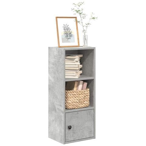 Libreria Grigio Cemento 31x24x77 Cm In Legno Multistrato - Foto 1