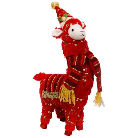 Bambola Di Alpaca Natalizia 33cm - Foto 1