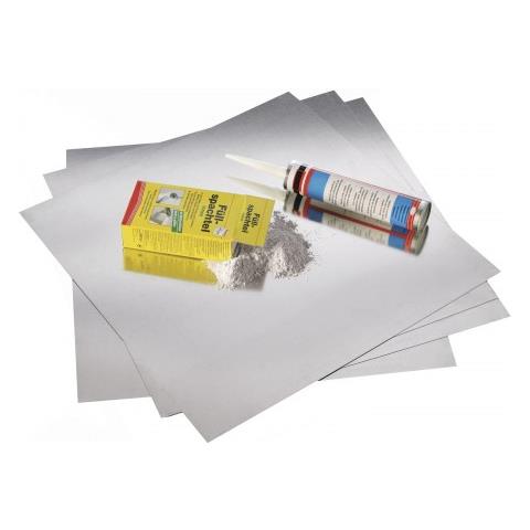 16111 bacheca magnetiche e accessori 500 x 500 mm Metallico - Foto 1