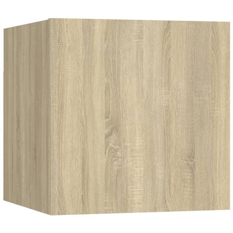 Comodino Rovere Sonoma 30,5x30x30 Cm In Truciolato - Foto 1