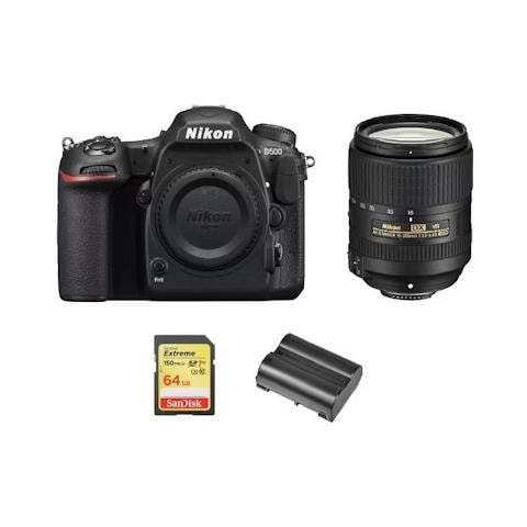 D500 + Af-s 18-300 Mm F3.5-6.3g Ed Vr + Scheda Sd Da 64gb + Batteria En-el15a - Foto 1