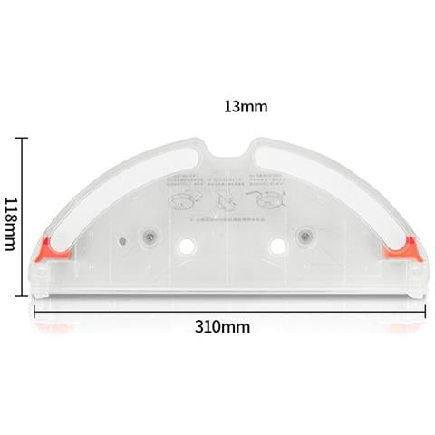 Supporto Per Panno Per Robot Aspirapolvere, Compatibile Con Roborock S5 Max, S6 Max, T7 E T7 Pro Orange - Foto 2