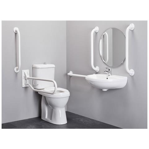 Maniglione Per Disabili 30 Cm In Pvc Comfort Bianco - Foto 2