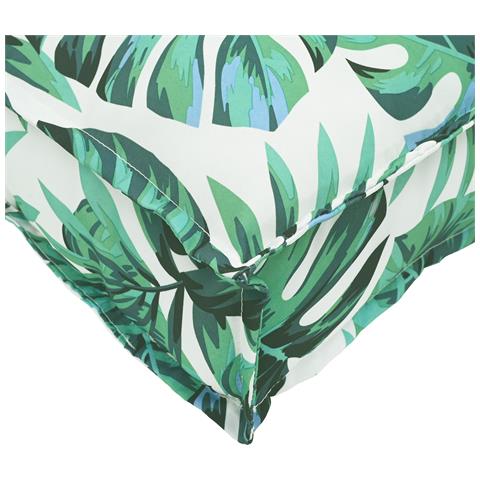 Set di Cuscini per Pallet 2 pcs Motivo a foglia 150 x 40 x 8 cm - Foto 6