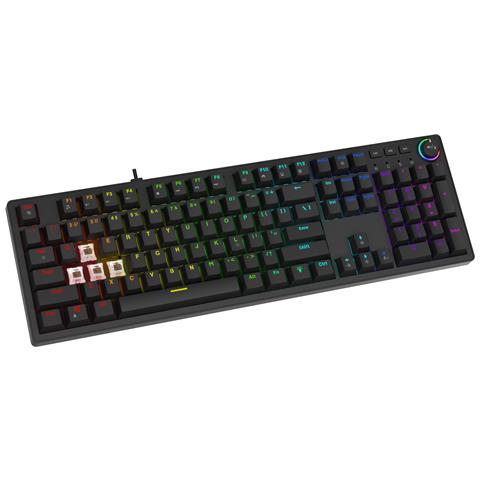 STYX Outemu Peach Silent tastiera Gaming Bluetooth QWERTY US International Nero - Foto 2