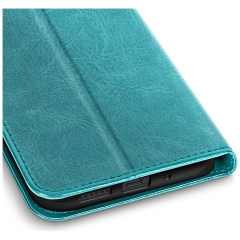 Custodia A Portafoglio Per Xiaomi Redmi 15 5g Con Cinturino Da Polso E Funzione Stand, Blu Petrolio - Foto 5