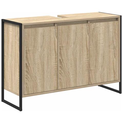 Mobile da Bagno Sonoma 90 x 30 x 60 cm Legno multistrato - Foto 1