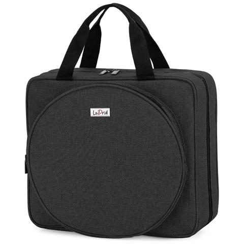 Borsa Portaoggetti Per Ricamo /cucito Di Grande Capacità - Organizer Portatile Black - Foto 1