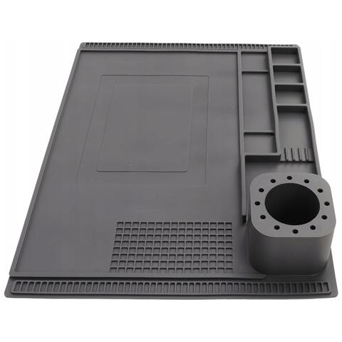 Mata Antistatica In Silicone Fixzone Prosilica Esd 40x30 - Resistenza 500°c | 120 Scomparti | Per Riparazioni Elettroniche - Foto 8