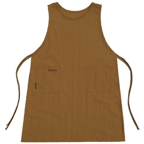 Grembiule Da Cucina In Poliestere Resistente Alle Macchie Con Tasche - Marrone, Lacci Regolabili - Foto 1