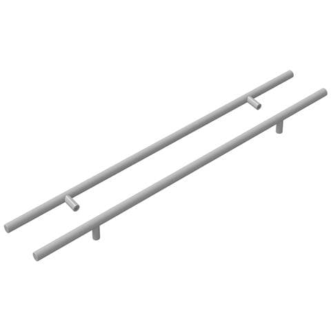 Manico 2 pcs Argento 500 mm Acciaio - Foto 1