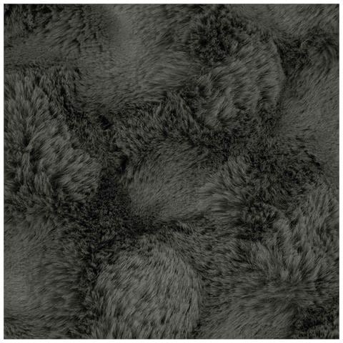 Coperta antiscivolo in finta di coniglio Olite Grigio scuro - Foto 9