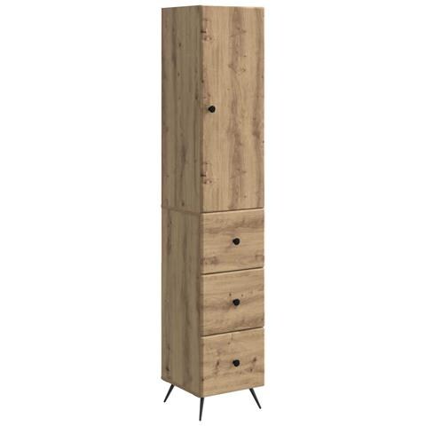 Set di armadi 2 pcs Rovere Artigianale 34,5 x 34,5 x 90 cm - Foto 1