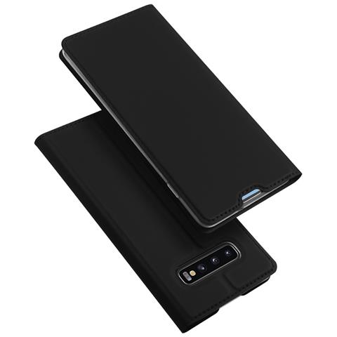 Soporte per Galaxy S10 Plus - Pelle /PU, Nero - Foto 1