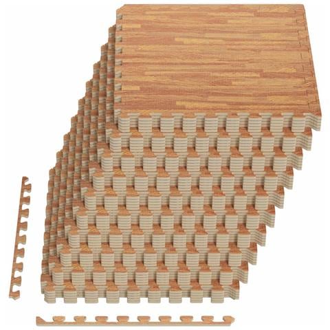 Tappeti 50 pz legno 18 m² Schiuma EVA - Foto 1