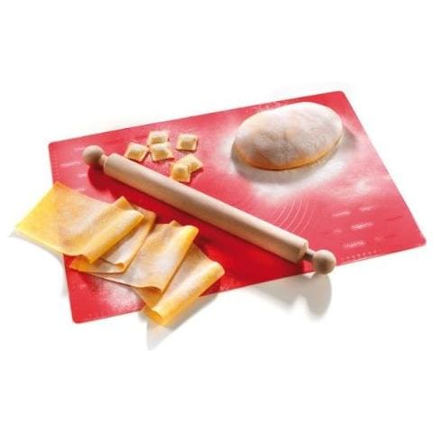 FoglioChef Tappetino Stendi-pasta in Silicone Rosso - Foto 4
