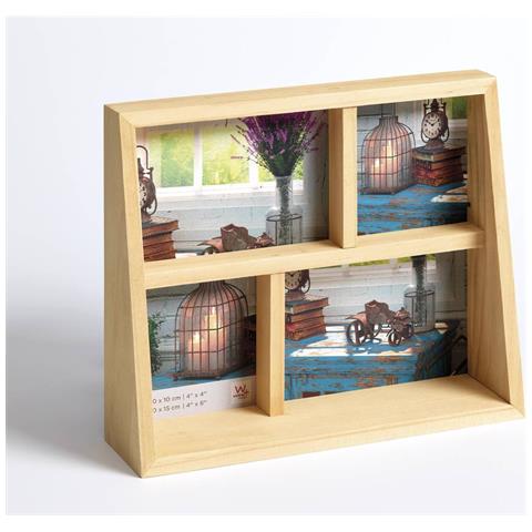 design Rustic cornici, Natura, 2X 10x15 cm / 2X 10x10 cm - Foto 1