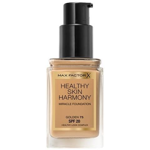 Healthy Skin Harmony Fondotinta Liquido, Formula Idratante a Lunga Durata con SPF 20, 75 Golden, 30 g - Foto 2