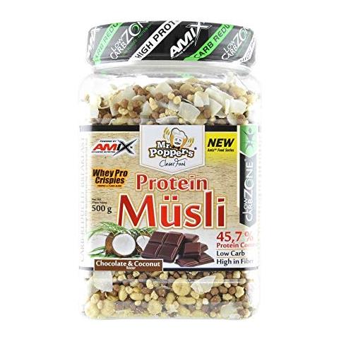 Protein Musli Mr Popper Amix 500g Banana Choco - Foto 3
