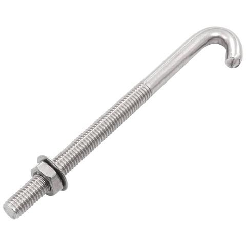 Bulloni Di Ancoraggio A J / dado E Rondella M8x120 Mm 25 Set - Foto 2