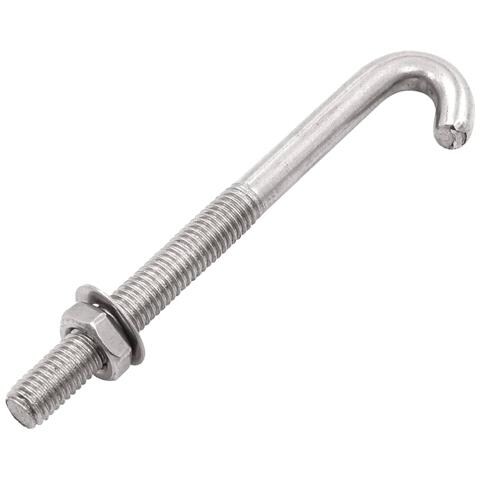 Bulloni Di Ancoraggio A J / dado E Rondella M8x120 Mm 25 Set - Foto 4