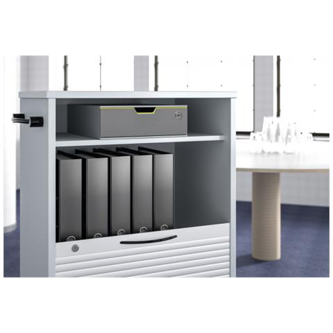 Cassettiera 1 Cassetto Colorato Varicolor1safe Grigio Durable - Foto 3