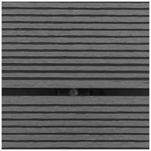 Piatto Doccia Da Esterni In Wpc E Acciaio Inox 80x62 Cm Grigio - Foto 9