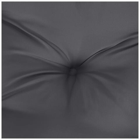 Sedie da Giardino con Cuscini Antracite 2 pz Massello di Teak - Foto 9