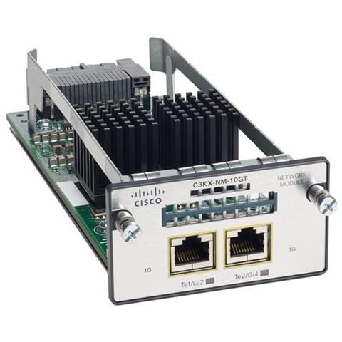 Cisco C3KX-NM-10GT, 10 Gigabit, Gigabit, IEEE 802.3ab, IEEE 802.3an - Foto 1