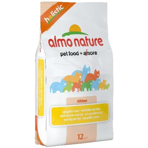 Cibo per Gatti Holistic Kitten con Pollo 12 kg - Foto 1