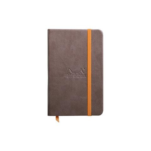 NOTEBOOK RIMBORDATO RIGIDO 9X14 MM 192 PAGINE CARTA AVORIO 90 GR A RIGHE- CON ELASTICO - Foto 1