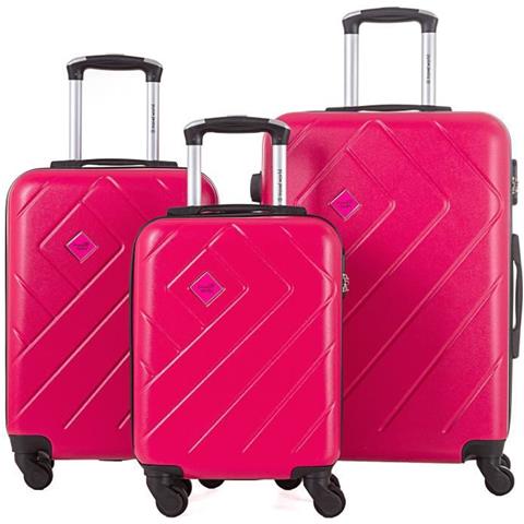 TRAVEL WORLD - Set Di 3 Valigie 45/55/65cm Con Due Cabine - ePRICE