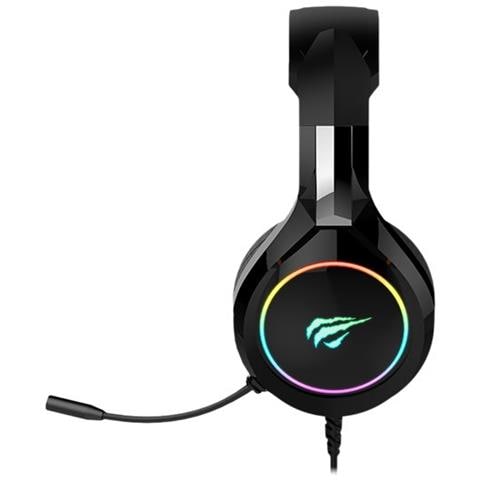 GAMENOTE HV-H2232D E-SPORTS Kabling Sort Headset Cuffie Cablato A Padiglione Giocare - Foto 5