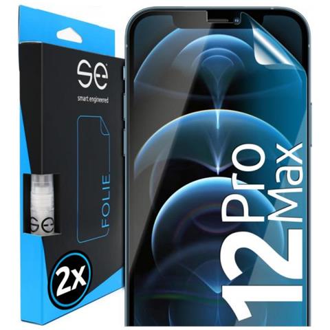 Se0-f0101-0144-20-m Mobile Phone Screen /back Protector Pellicola Proteggischermo Trasparente Apple 2 Pz - Foto 1