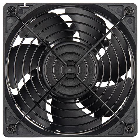 FHS 120X Case per computer Ventilatore 12 cm Nero 1 pz - Foto 1
