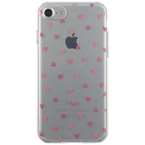 Cover Per Iphone Se 2020/8/7 Semirigida Cuoricini, Trasparente - Foto 1