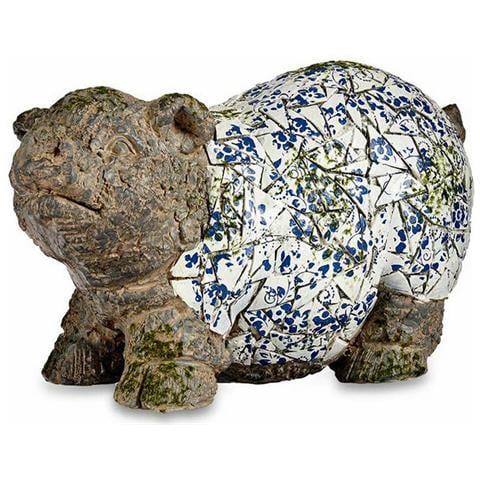 Statua Decorativa Da Giardino Maiale Poliresina 20,5 X 26 X 47 Cm (2 Unità) - Foto 2