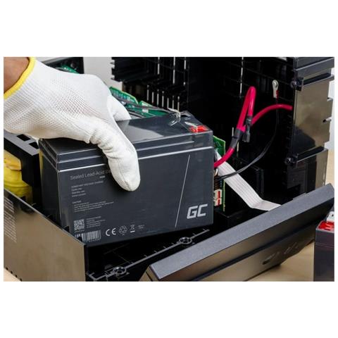 Batteria per Gruppo di Continuita VRLA 12V Colore Nero - Foto 7