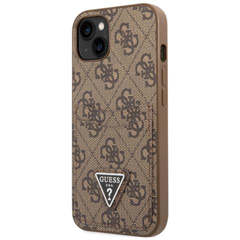 Cover Per Iphone 14 Plus Pu 4g Portacarte, Marrone - Foto 1