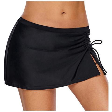 Costume Da Bagno Per Donna Pethuel Pantaloncini Da Mare Yy-0512-8 Nero - Foto 1