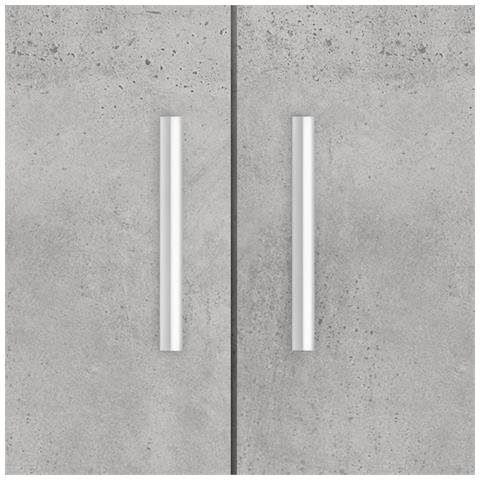 Supporto Acquario 81x36x73 cm Legno Multistrato Grigio Cemento - Foto 8