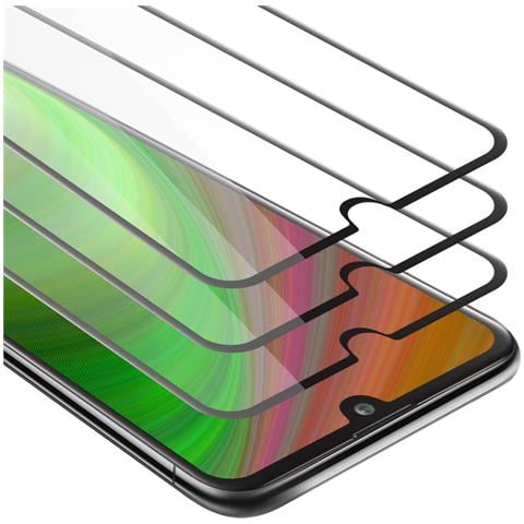 3x Pellicola Armatura A Schermo Intero Compatibile Con Lg K50 In Trasparente Con Nero - 3x Vetro Temperato (tempered) Di Protezione Del Display In Durezza 9h Con 3d Touch - Foto 1