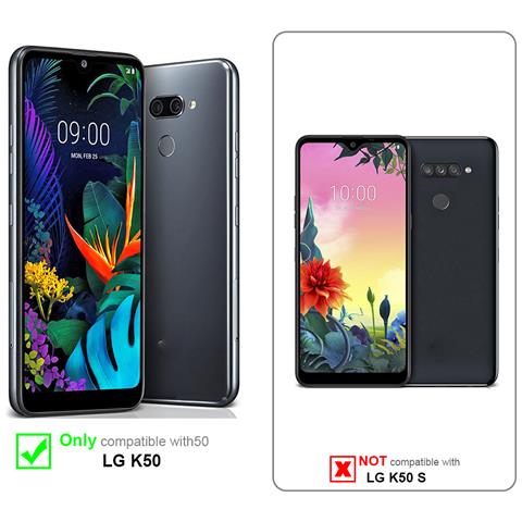3x Pellicola Armatura A Schermo Intero Compatibile Con Lg K50 In Trasparente Con Nero - 3x Vetro Temperato (tempered) Di Protezione Del Display In Durezza 9h Con 3d Touch - Foto 8