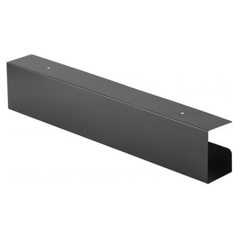 650863 Organizer Per Cavi Scrivania Pannello Passacavi Nero 1 Pz - Foto 3