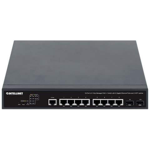 Switch Poe++ 10 Porte L2 Fully Managed Con 8 Porte Ethernet Gigabit E 2 Sfp Uplink - Foto 3