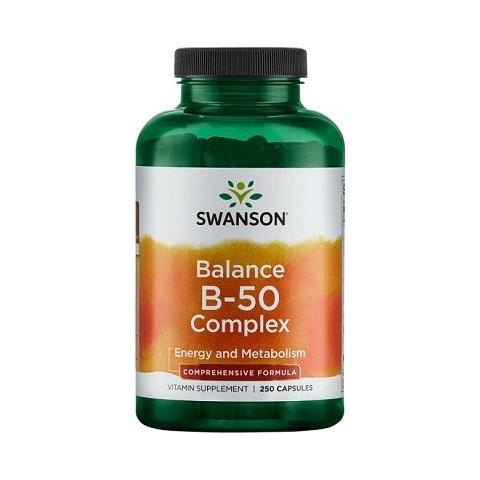 Complesso Di Vitamina B-50 250 Capsule Swanson Health Products - Foto 1