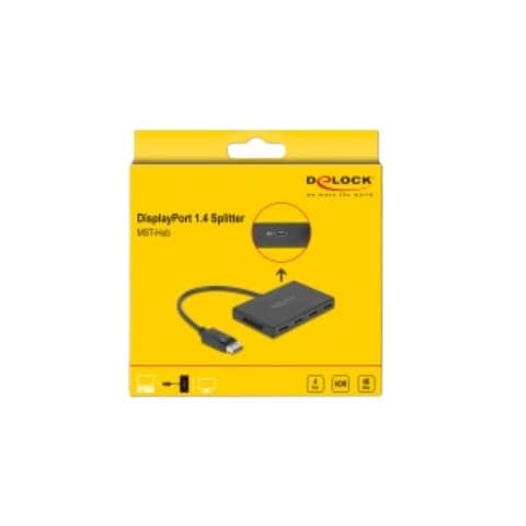 Splitter DisplayPort 1.4 1 x ingresso DisplayPort > 4 x uscita DisplayPort - Foto 3