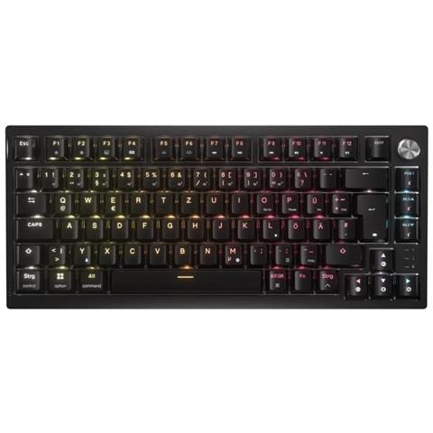 K65 Plus Wireless Mlx Fusion Pbt Mechanical Keyboard, Backlit Rgb Led, Mlx Fusion (tactile) (ch-91d441f-de) - Foto 1